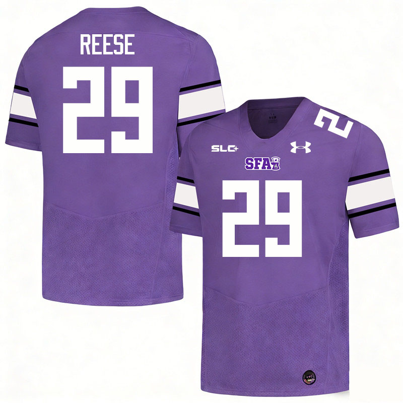 Stephen F. Austin Lumberjacks #29 Richard Reese College Football Jerseys,Uniforms-Purple